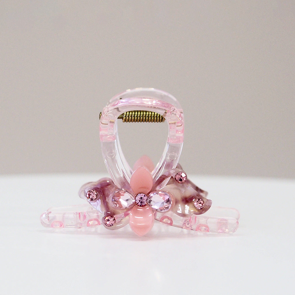 CALINA 4 PETAL SWIRL HAIR CLAW in pink – MINIMALYST LABEL